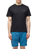 Sundek T-shirt Stampa Palms Trip Uomo M618TEJ789P - Nero