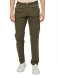 Suns Pantalone Chino Lace Lux Uomo PTS41006U Militare - Verde