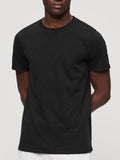 Superdry T-shirt Crew Neck Slub Uomo M1011888A - Nero