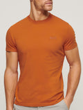 Superdry T-shirt Essential Logo Emb Uomo M1011927A Arancio Mojave - Arancione