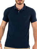 Superdry Polo Vint Destroy Uomo M1110345A Marina Nautica - Blu