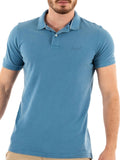 Superdry Polo Vint Destroy Uomo M1110345A - Blu