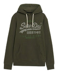 Superdry Felpa Cappuccio Classic Vl Heritage Uomo M2013565A Cachi Marna - Verde