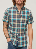 Superdry Camicia Casual Camicia Lightweight Check Uomo M4010822A - Multicolore