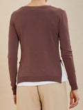 Take Two Maglia Donna DKE6044 Moka - Marrone