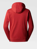 The North Face Felpa Cappuccio Light Drew Peak Uomo NF00A0TE Iron Red - Rosso