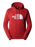 The North Face Felpa Cappuccio Light Drew Peak Uomo NF00A0TE Iron Red - Rosso