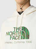 The North Face Felpa Cappuccio The North Face M Berkeley California da Uomo - Bianco