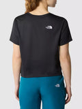 The North Face T-shirt Foundation Crop Donna NF0A824I - Nero