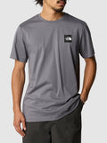 The North Face T-shirt Coordinates Uomo NF0A87ED Smoked Pearl - Grigio