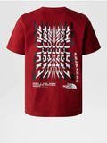 The North Face T-shirt Coordinates Uomo NF0A87ED Iron Red - Rosso