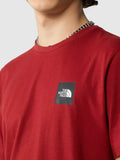 The North Face T-shirt Coordinates Uomo NF0A87ED Iron Red - Rosso