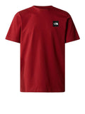 The North Face T-shirt Coordinates Uomo NF0A87ED Iron Red - Rosso