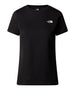 /enthe north face t shirt simple dome slim donna nf0a87nh nero 1489252