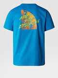 The North Face T-shirt Foundation Tracks Graphic Uomo NF0A882Y - Blu