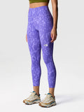 The North Face Leggings Flex 25In Tight Print Donna NF0A886R Optic Violet Abstract P - Viola