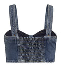 Tommy Hilfiger Top Bustier Donna DW0DW17065 - Denim