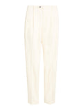 Tommy Hilfiger Pantalone Straight Relaxed Straight Donna WW0WW40509 - Bianco