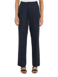 Tommy Hilfiger Pantalone Straight Relaxed Straight Donna WW0WW40509 Desert Sky - Blu