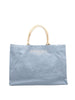 twin set borsa shopper donna 241td8110 blue chalcedonie celeste 3042006