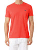 u s polo assn t shirt uomo 49351 67359 aragosta arancione 6556813