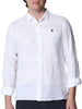 /enu s polo assn camicia casual camicia cale lino uomo 50816 67762 bianco 1572963