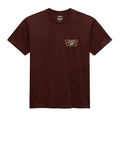 Vans T-shirt Full Patch Back Uomo VN0000F8 Bitter Chocolate/ochre - Marrone