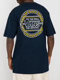 Vans T-shirt Circle Checker Drop Uomo VN0008F1 Navy - Blu