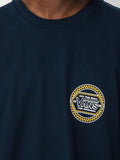 Vans T-shirt Circle Checker Drop Uomo VN0008F1 Navy - Blu