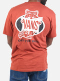 Vans T-shirt Racoon Sign Uomo VN0008SD - Rosso