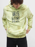 Vans Felpa Cappuccio Tiedye Po Uomo VN000AB4 Shadow Lime - Giallo