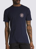 Vans T-shirt Circle Racer Lockup Uomo VN000F54 Navy - Blu