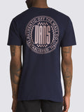 Vans T-shirt Circle Racer Lockup Uomo VN000F54 Navy - Blu