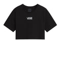 Vans T-shirt Flying V Crew Crop Donna VN000GFF - Nero