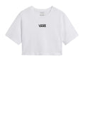 Vans T-shirt Flying V Crew Crop Donna VN000GFF - Bianco