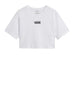 /envans t shirt flying v crew crop donna vn000gff bianco 161296