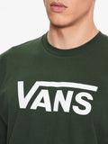 Vans T-shirt Classic Uomo VN000GGG Mountain View/white - Verde