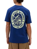 Vans T-shirt Happy Moon Uomo VN000K06 - Blu