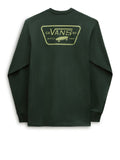 Vans T-shirt Full Patch Back Uomo VN0A2XCM Deep Forest/winter Pear - Verde