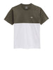 /envans t shirt colorblock bianco uomo vn0a3czd bianco grape leaf verde 2069294