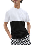 Vans T-shirt Colorblock Bianco Uomo VN0A3CZD - Nero