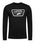 Vans Felpa Full Patch Crew Uomo VN0A45CI Black - Nero