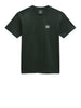 /envans t shirt left chest logo uomo vn0a7tlg deep forest white verde 1952701