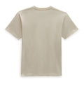 Vans T-shirt Left Chest Logo Uomo VN0A7TLG Oatmeal/white - Beige