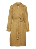 Vero Moda Trench Lou Long Donna 10257581 Bistre - Beige