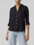 Vero Moda Camicia Casual Donna 10275283 Black - Nero