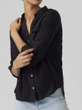 Vero Moda Camicia Casual Donna 10275283 Black - Nero