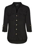 Vero Moda Camicia Casual Donna 10275283 Black - Nero