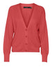 vero moda cardigan donna 10281878 cayenne rosso 346057