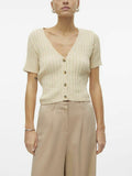 Vero Moda Cardigan Donna 10300444 Oatmeal - Avorio